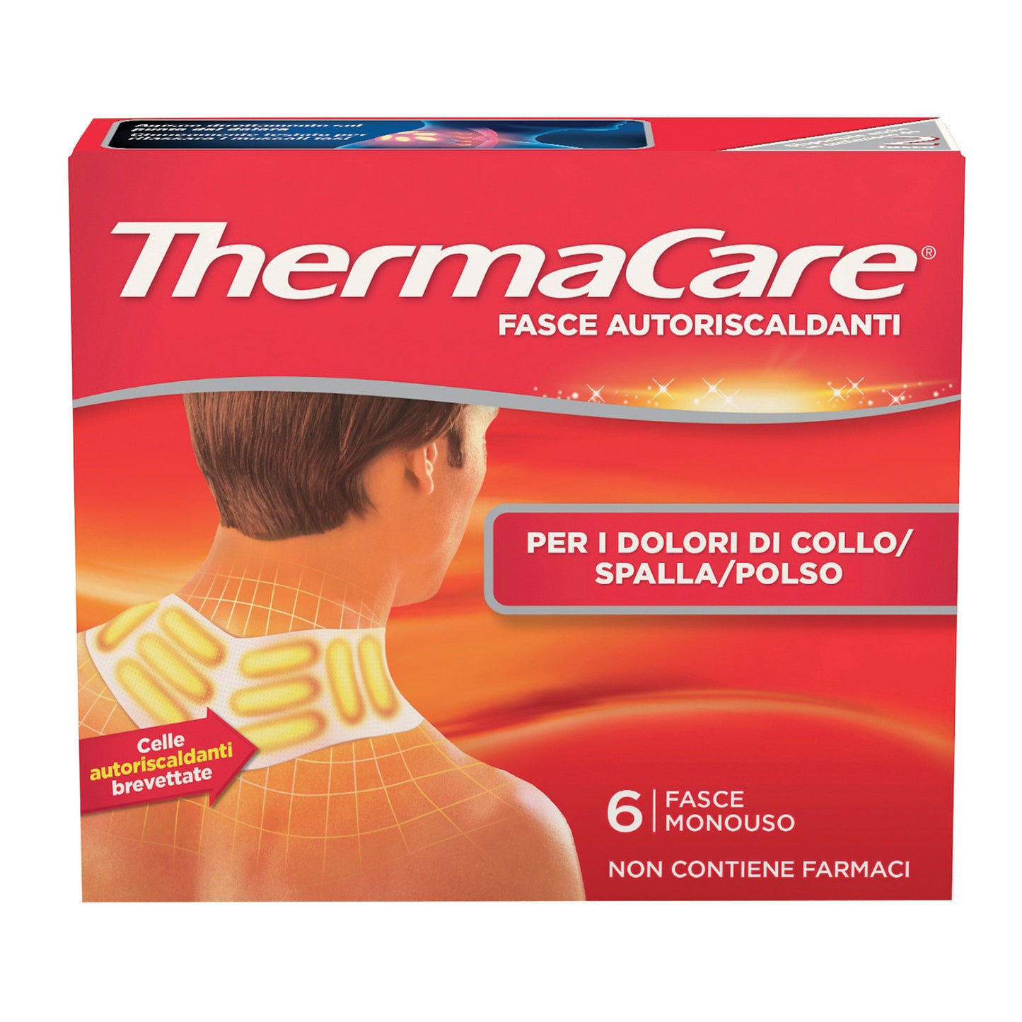 Thermacare fasce autoriscaldanti Collo Spalla e Polso 6 pezzi