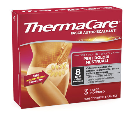 Thermacare fasce autoriscaldanti per dolori mestruali 3 pezzi