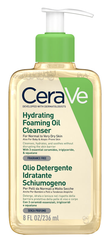 Cerave Olio Detergente Idratante per pelli secche e a tendenza atopica 236ml