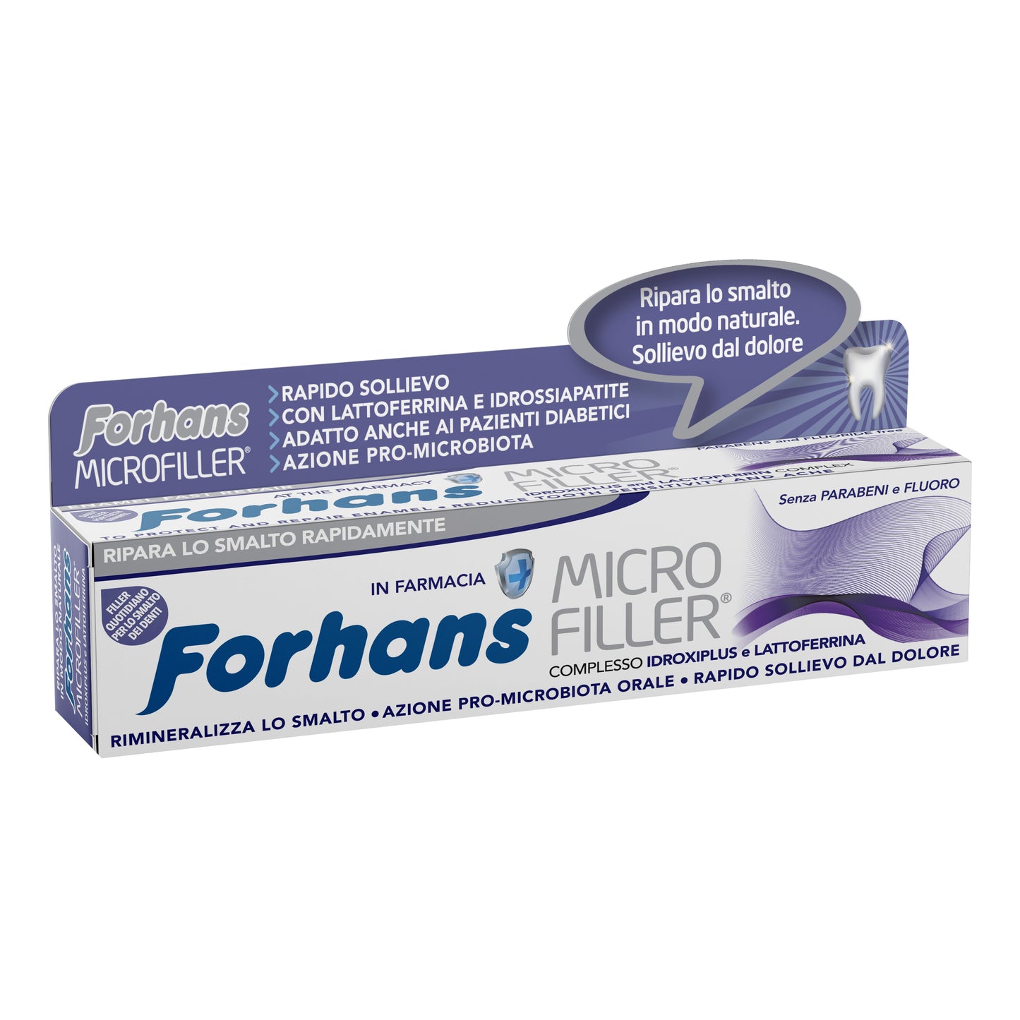 FORHANS DENTIFRICIO MICROFILLER PROTEZIONE SMALTO 75 ML
