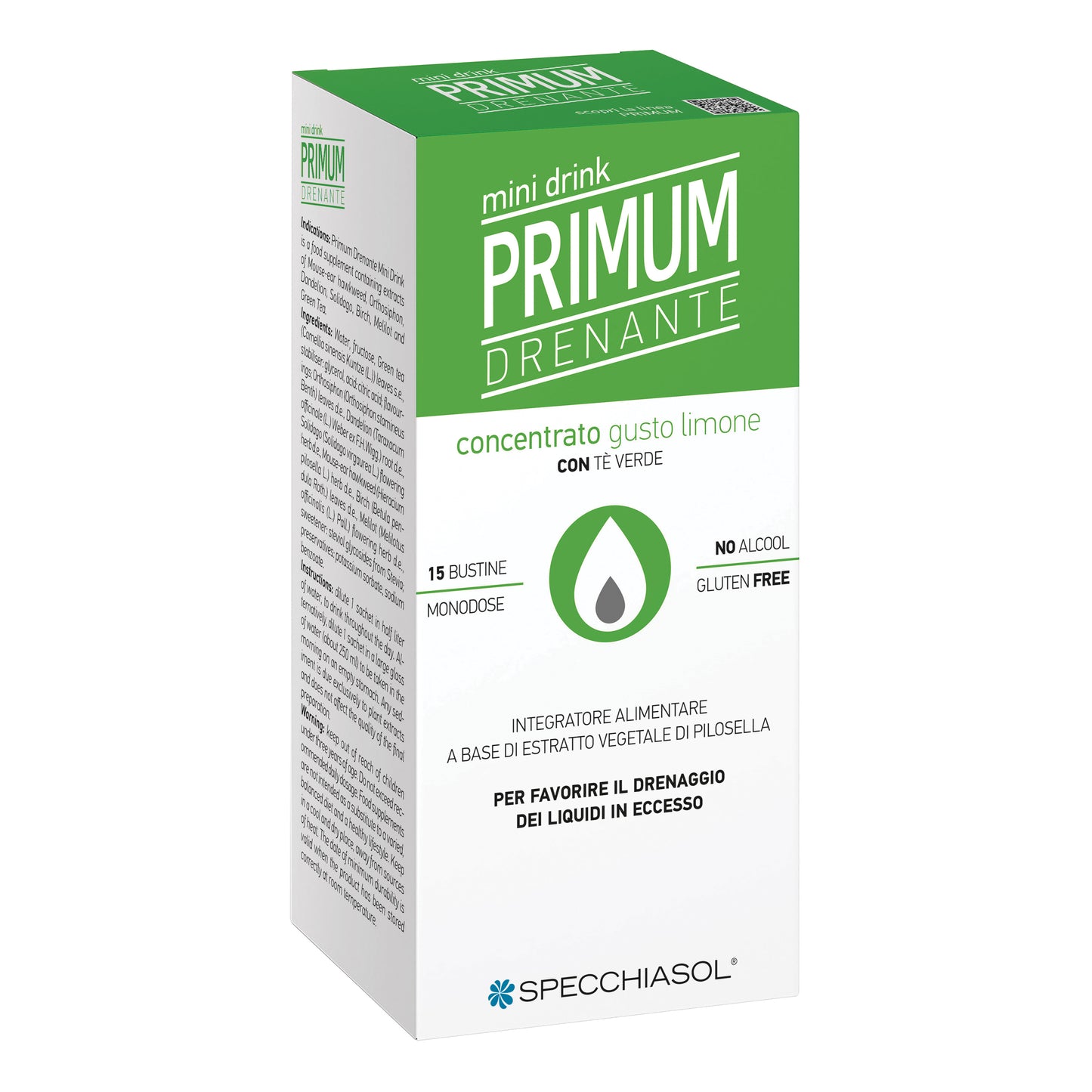 PRIMUM DRENANTE MINIDRINK LIMONE 15 STICK DA 10 ML