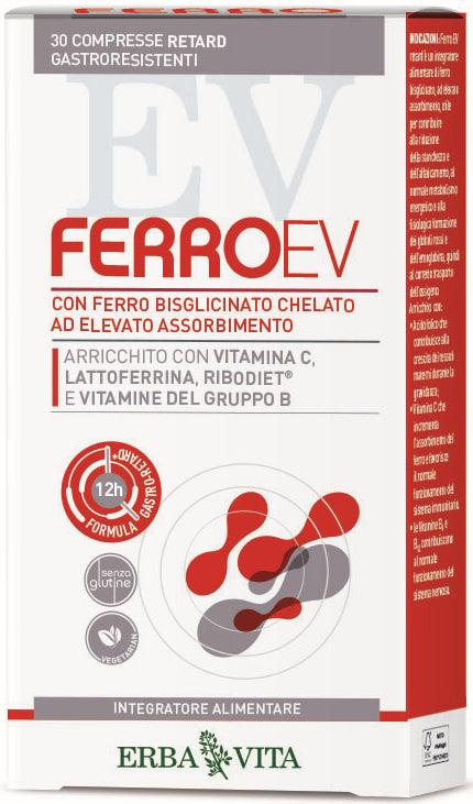 FERRO EV RETARD 30 COMPRESSE GASTRORESISTENTI