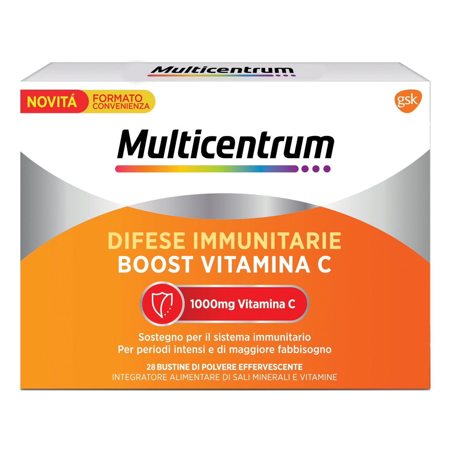 Multicentrum difese immunitarie Boost Vitamina C- 28 buste