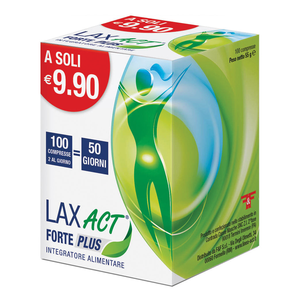 LAX ACT FORTE PLUS 100 COMPRESSE