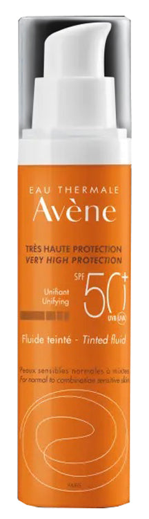 Eau Thermale Avene Solare Fluido colorato SPF50+ nuova formula