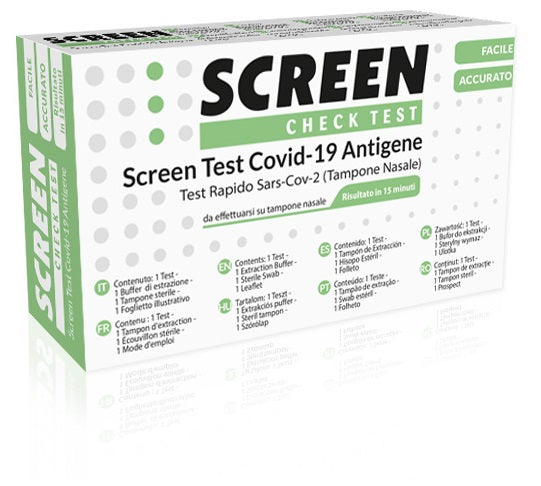 Tampone nasale Screen Check Test antigenico rapido Covid 19
