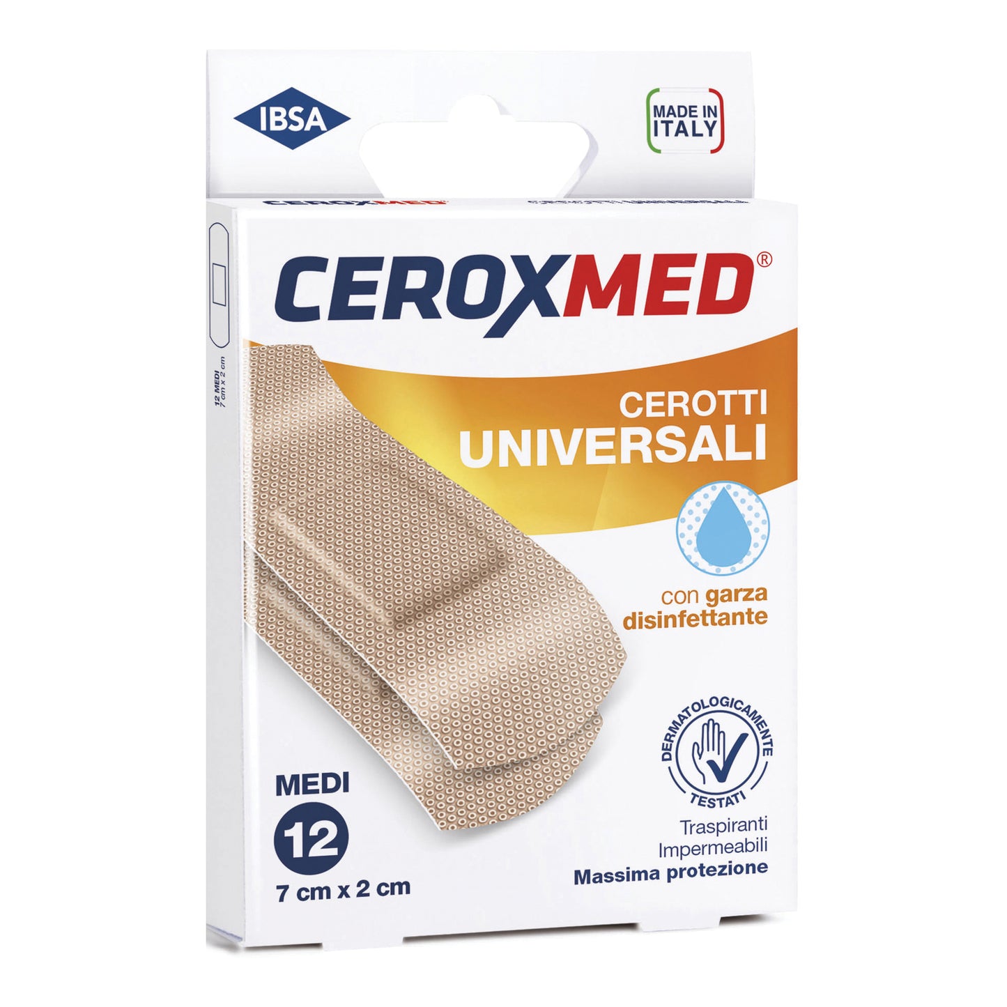 CEROTTI UNIVERSALI CEROXMED MEDI 12 PEZZI