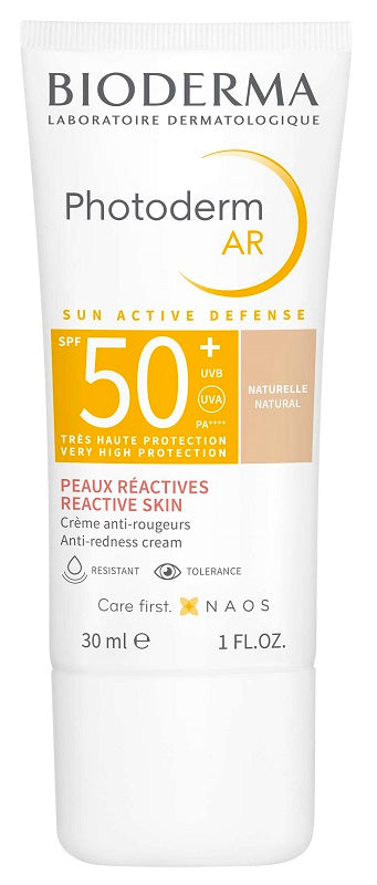 Bioderma Photoderm AR Protezione Solare Finish Naturale Per Pelle Sensibile SPF50+ 30ml