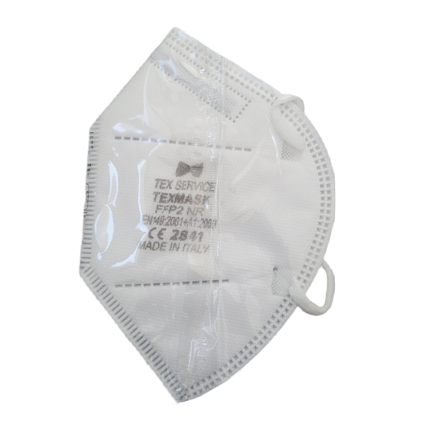TEXMASK SEMIMASCHERA FACCIALE FFP2 BIANCO 50 PEZZI