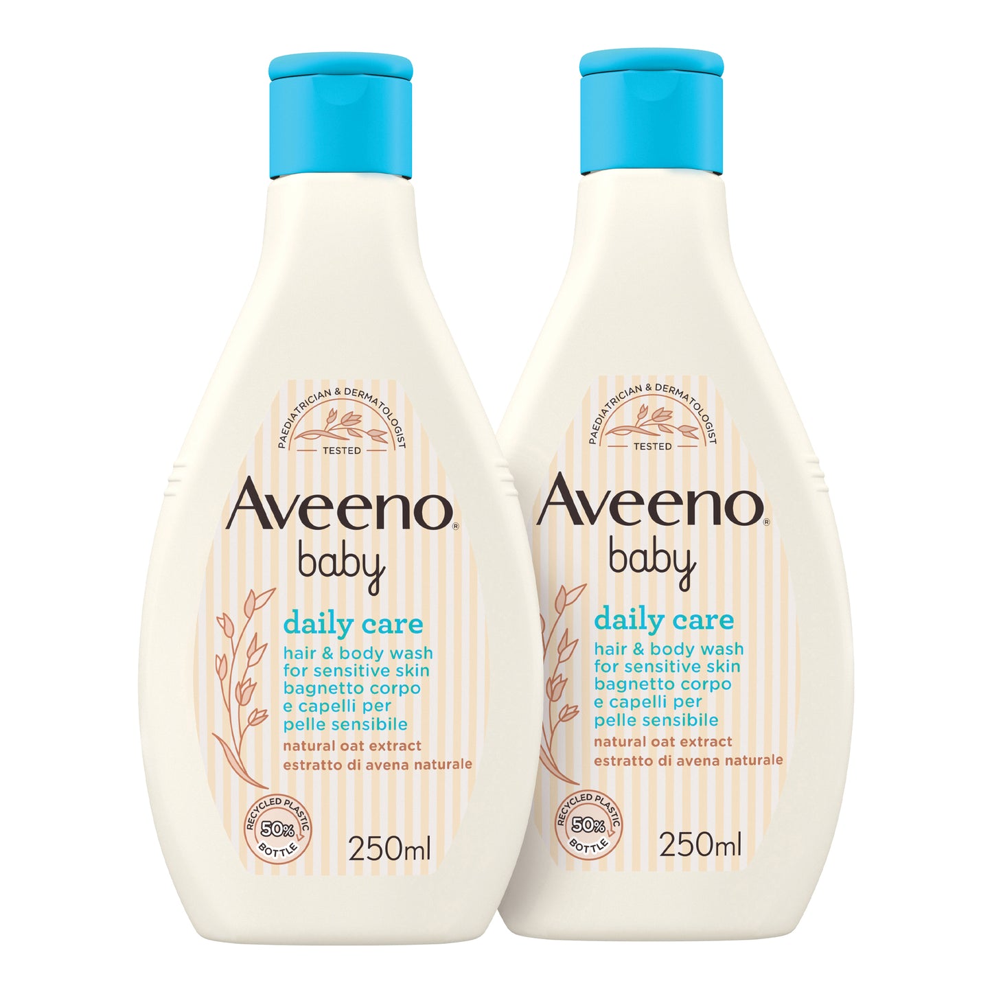 AVEENO BABY BAGNETTO TESTA PIEDI 250 ML BUNDLE