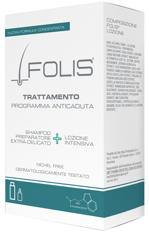 FOLIS TRATTAMENTO 1 LOZIONE 100 ML + 1 SHAMPOO 200 ML