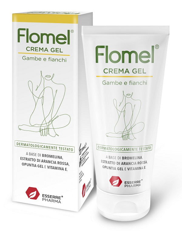 Flomel Crema Gel 200ml per favorire il microcircolo ed il drenaggio dei liquidi