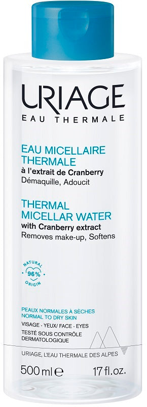 URIAGE EAU MICELLAIRE THERMALE PELLI NORMALI SECCHE 500 ML
