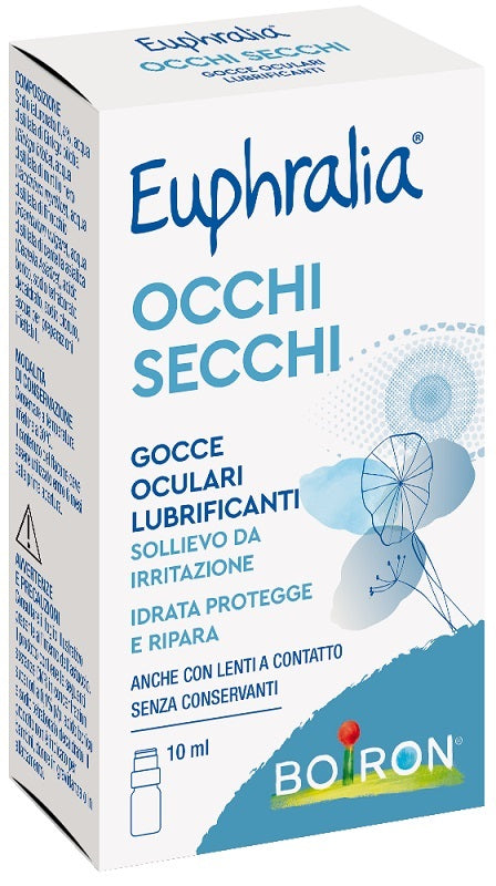 GOCCE OCUALRI LUBRIFICANTI EUPHRALIA OCCHI SECCHI 10 ML