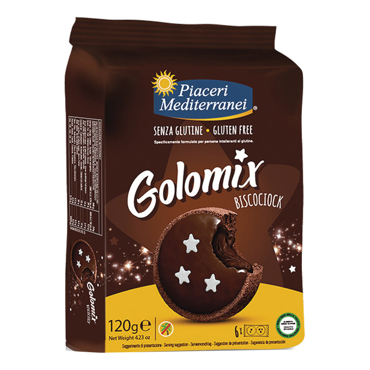 PIACERI MEDITERRANEI GOLOMIX BISCOCIOCK 6 PEZZI DA 20 G