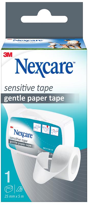 CEROTTO SU ROCCHETTO NEXCARE SENSITIVE TAPE 2,5X500CM NO DISPENSER