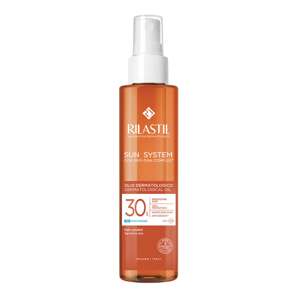 Rilastil Sun System Olio solare dermatologico SPF30 200ml