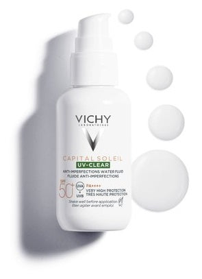 Vichy Capital Soleil Uv Clear SPF50 fluido anti imperfezioni 40ml