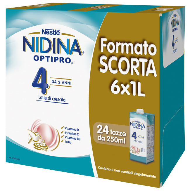 NIDINA OPTIPRO 4 LIQUIDO 6 X 1 L