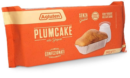 AGLUTEN PLUM CAKE YOGURT 4 PEZZI DA 35 G