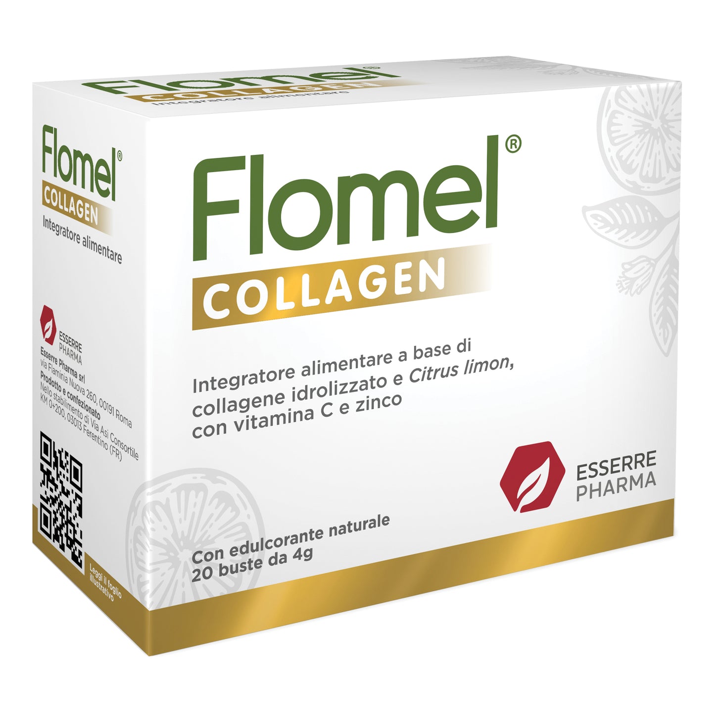 Flomel Collagen 20 bustine Integratore di Collagene idrolizzato