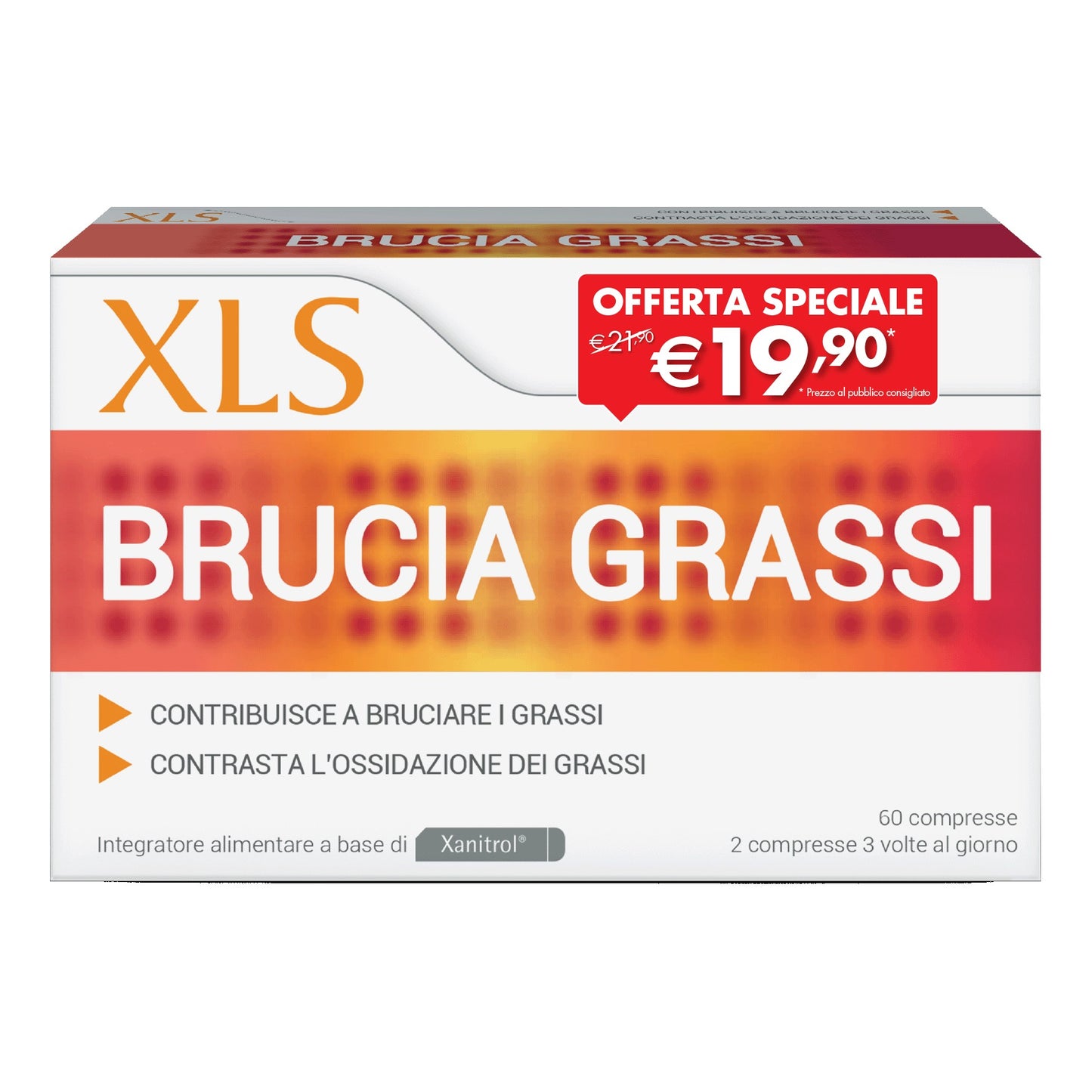 XLS BRUCIA GRASSI 60 COMPRESSE TAGLIO PREZZO