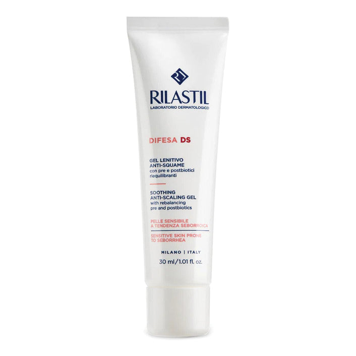 Rilastil Difesa DS Gel Lenitivo Anti-squame per Dermatite seborroica Viso e Cuoio Capelluto 30ml