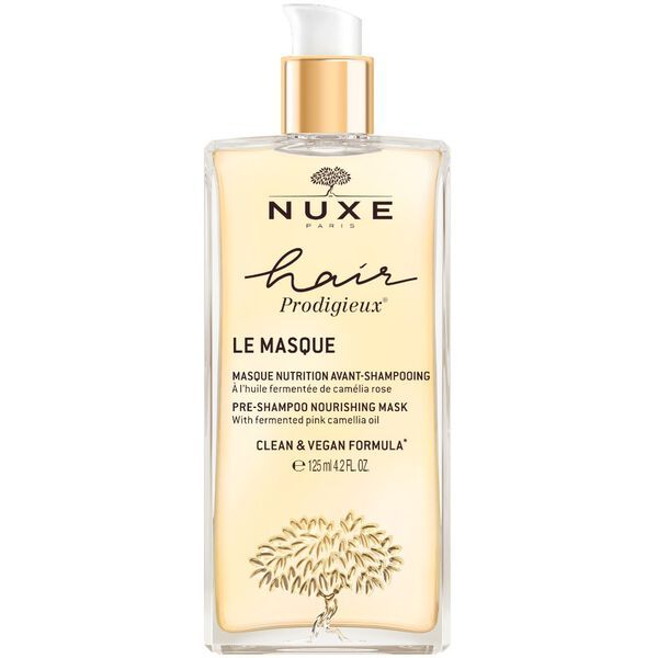 Nuxe Hair Prodigieux Maschera Pre Shampoo all'olio fermentato di camelia 125ml