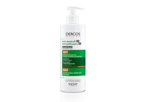 Vichy Dercos 2 in 1 Shampoo+balsamo Antiforfora per tutti i tipi di capelli 400ml