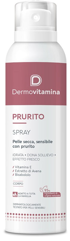 Dermovitamina Spray Prurito per pelle secca e sensibile 100ml