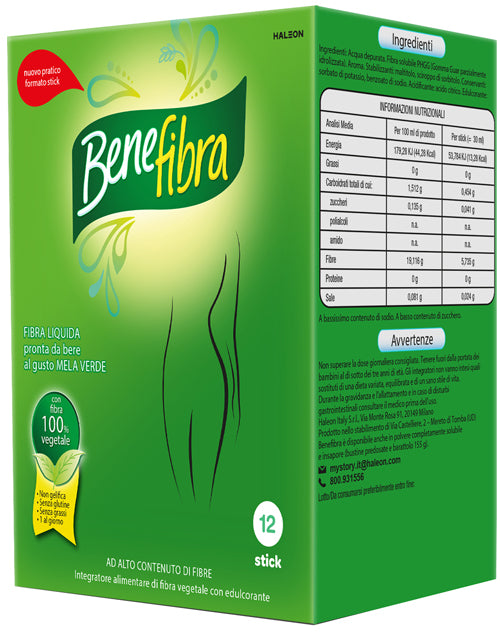 Benefibra Liquida 12 Stick integratore ad alto contenuto di fibre vegetali da 30ml
