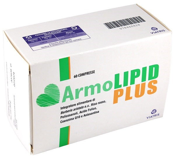 Armolipid Plus 60 compresse integratore con riso rosso fermentato per il colesterolo ed i trigliceridi