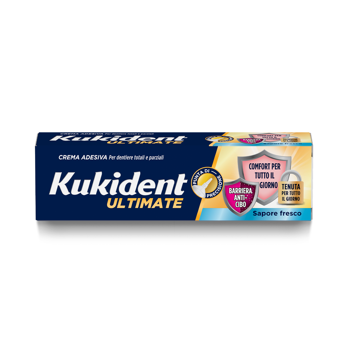 Kukident Ultimate Barriera Anti Cibo sapore fresco 40g