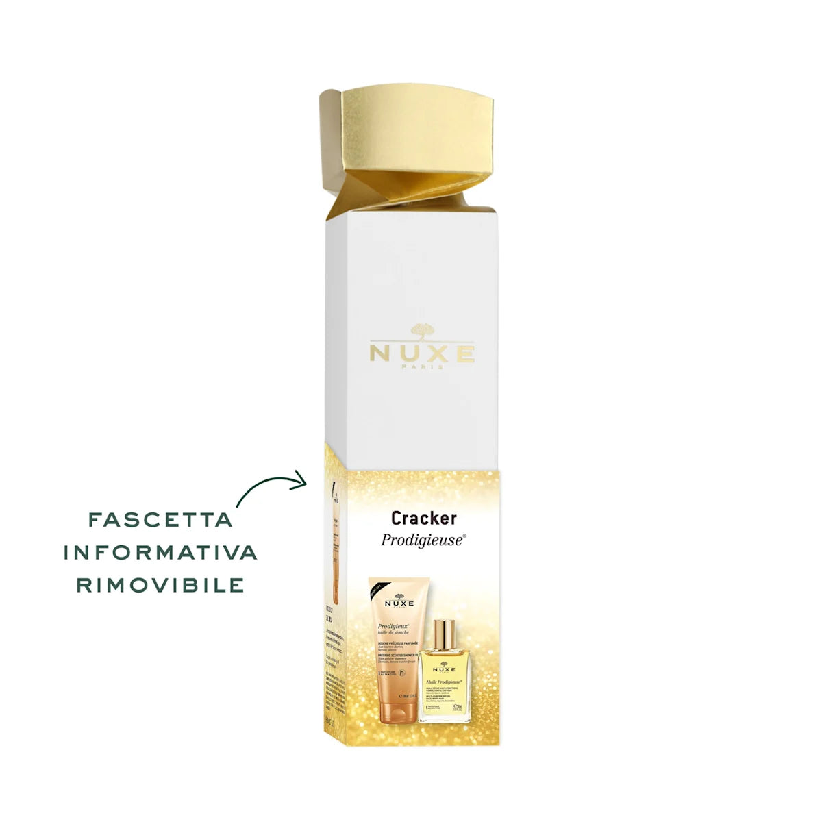 Nuxe Cracker Olio Prodigioso classico 30ml+ Gel doccia 100ml