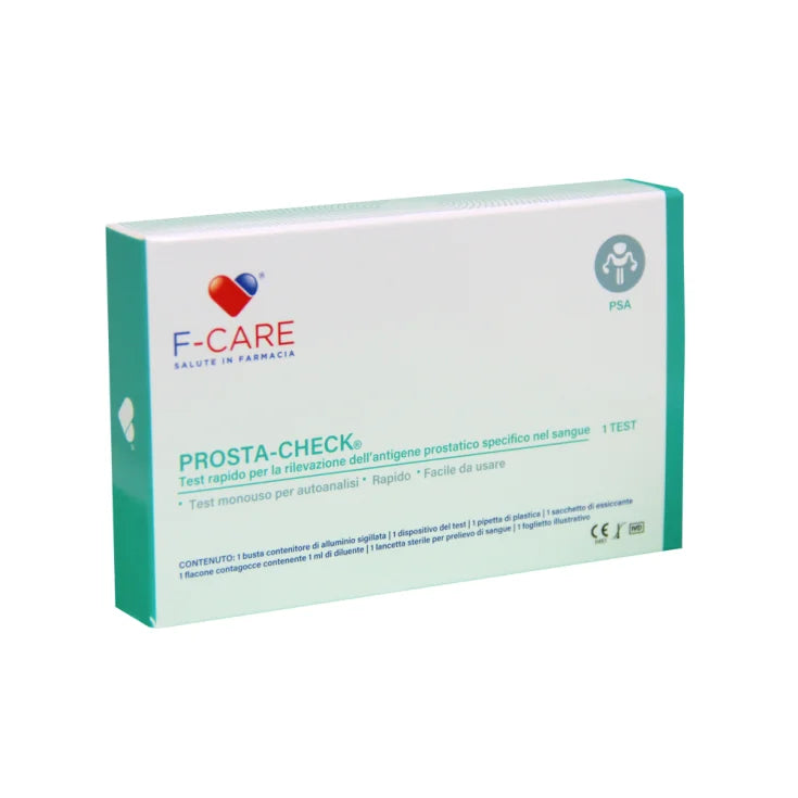 Prosta Check Test rapido F-Care per la rilevazione dell'antigene prostatico