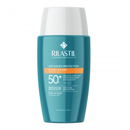 Rilastil Sun System Fluid Advanced Protection Fluido Solare Viso Leggero SPF50+ 50 ml