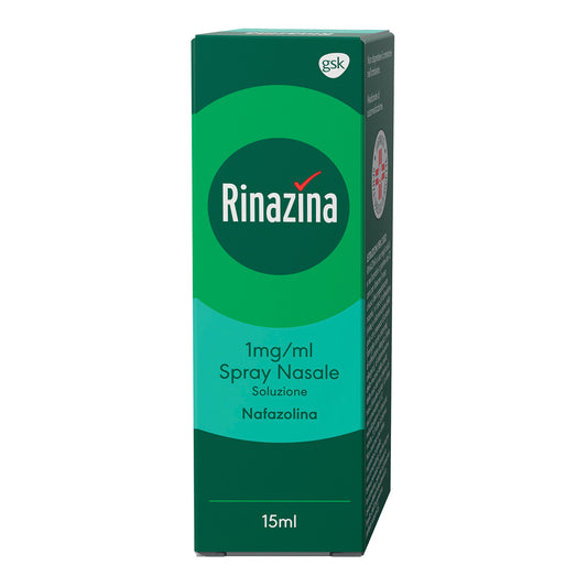 RINAZINA SPRAY NASALE 1MG/1ML Nafazolina- Flacone da 15ML