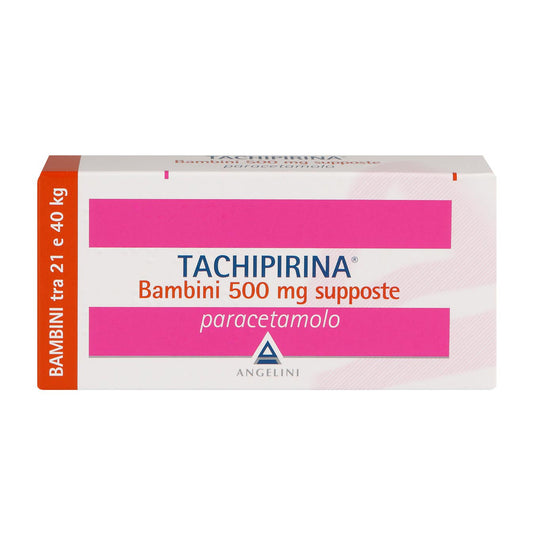 TACHIPIRINA BAMBINI SUPPOSTE 500MG- 10 SUPPOSTE PER BAMBINI