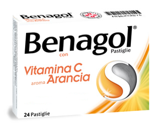 BENAGOL VIT C*24PAST ARANCIA
