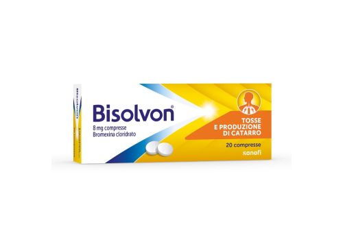 Bisolvon 20 compresse 8mg per tosse grassa con catarro