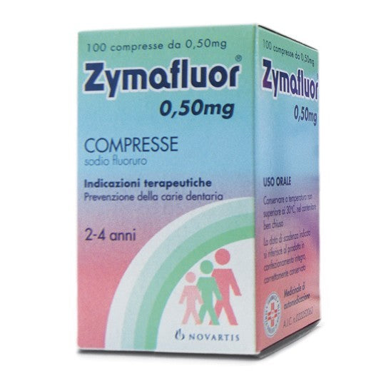 ZYMAFLUOR*100CPR 0,50MG