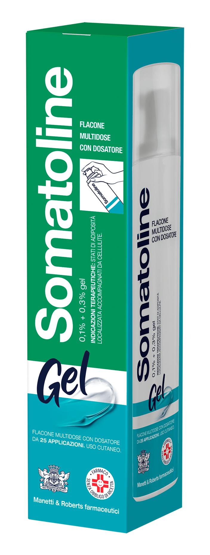 Somatoline Emulsione Gel 25 applicazioni 250ml  0,15+0,3%