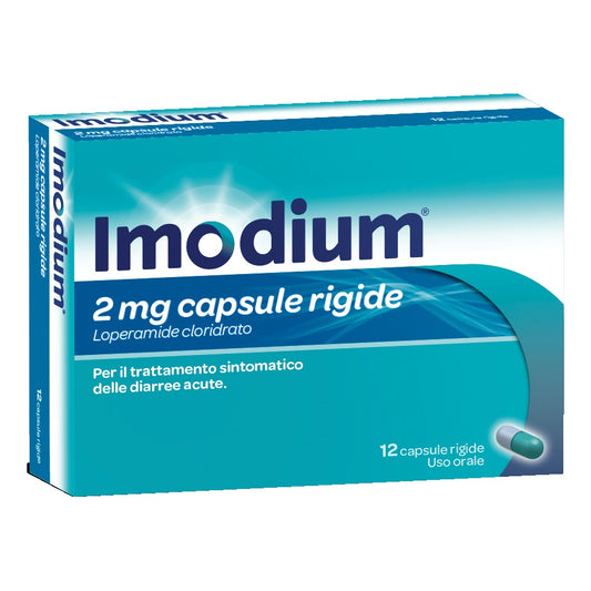 Imodium 12 capsule rigide da 2mg Loperamide