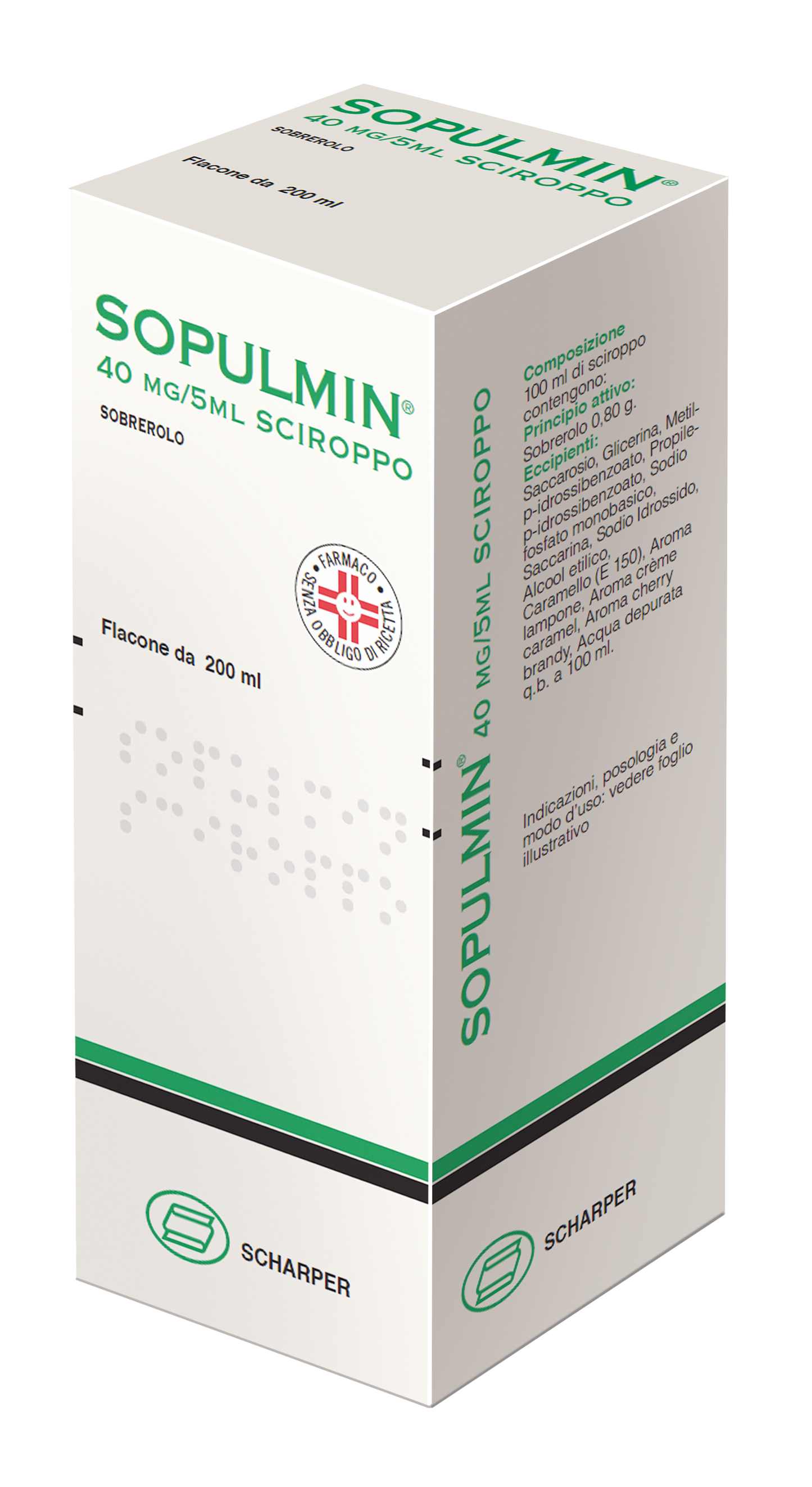 SOPULMIN*SCIR 200ML 0,8G/100ML