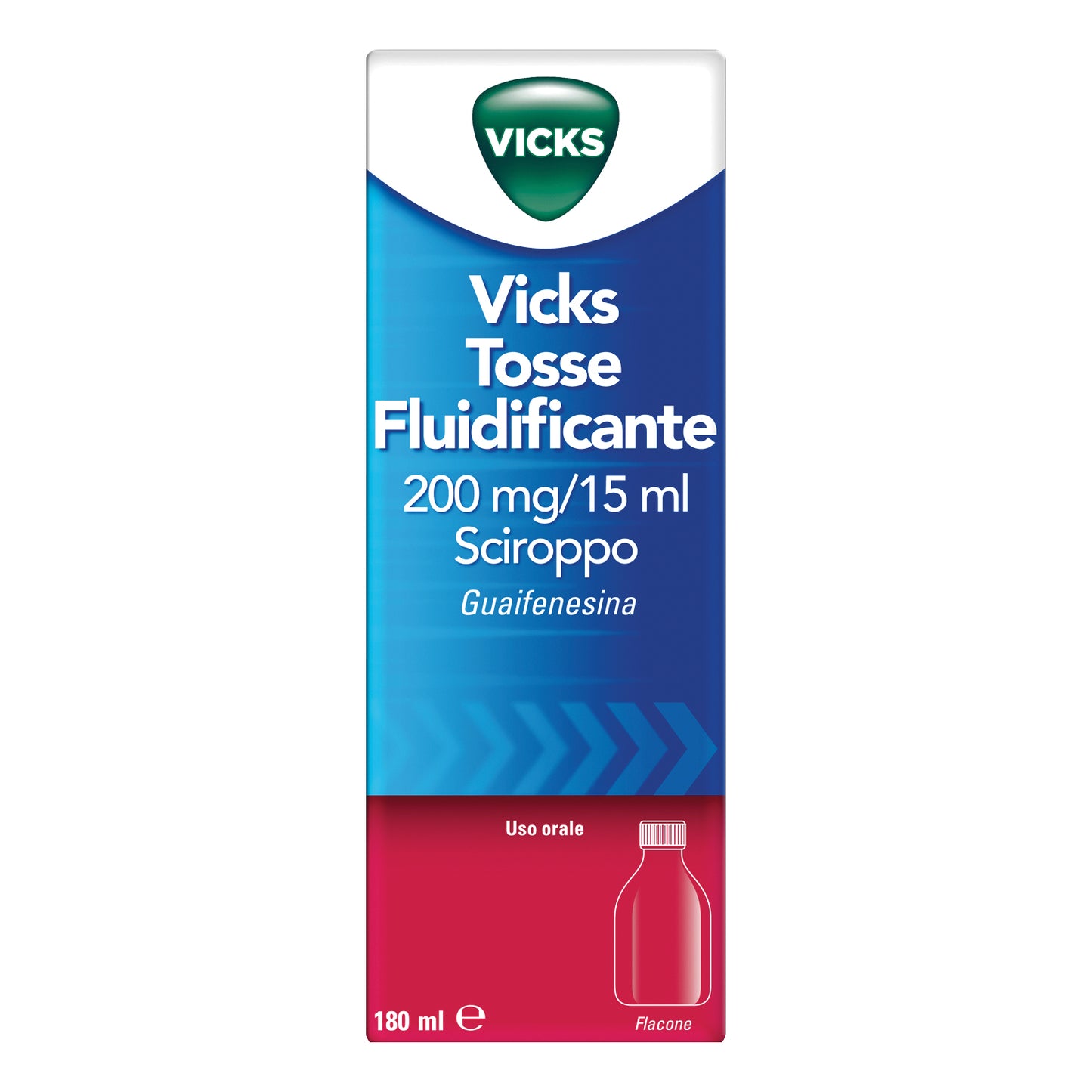 Vicks Tosse Sciroppo Fluidificante 180ml