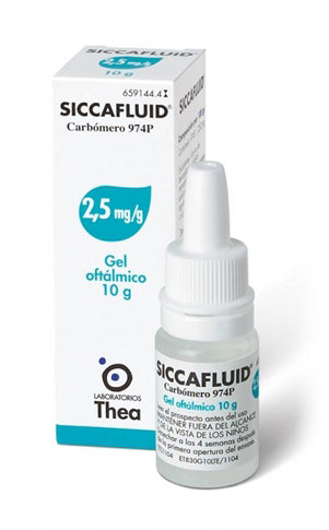 SICCAFLUID*GEL OFT 10G 2,5MG/G