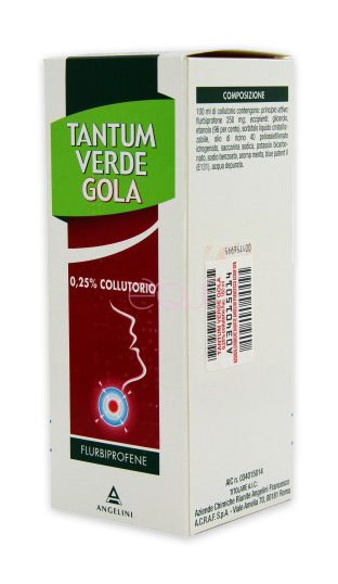 TANTUM VERDE GOLA COLLUTTORIO 250MG/100ML-FLACONE DA 160ML