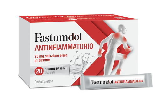 Fastumdol Antinfiammatorio 20 buste soluzione orale 25mg