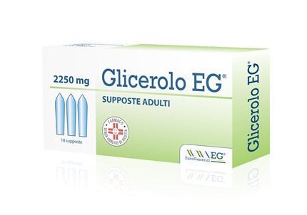 GLICEROLO EG*AD 18SUPP 2250MG