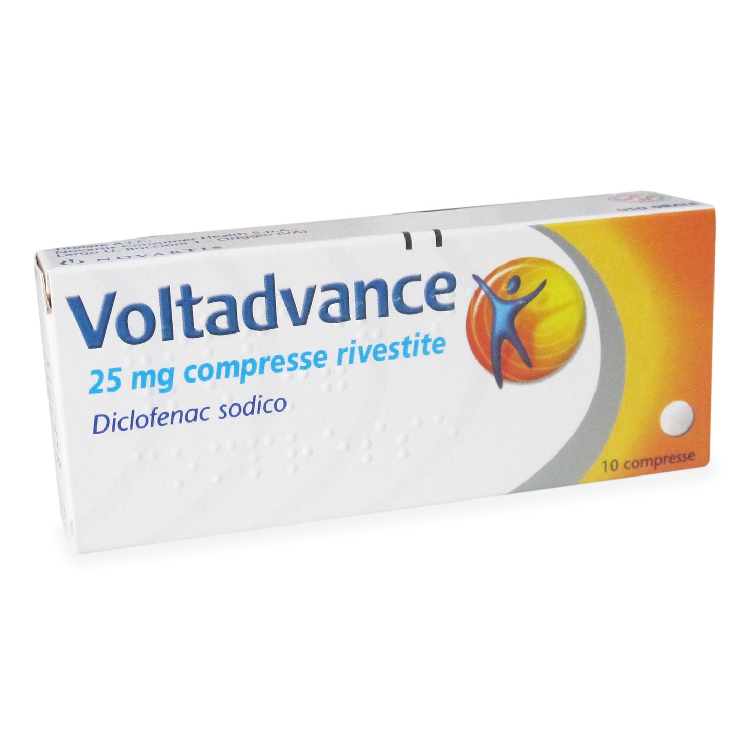 Voltadvance 10 compresse rivestite 25mg diclofenac sodico